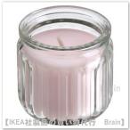 IKEA/ Ikea HOKGOK/ Hawk шутки ароматическая свеча стакан ввод 5 cm*12 час розовый. цветок / бледный розовый (306.087.42/30608742)