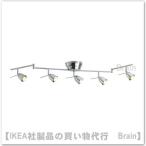 ショッピングikea ＩＫＥＡ/イケア　BAROMETER/バロメーテル　シーリングスポットライト 5スポット　ニッケルメッキ（402.625.80）