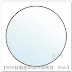 ショッピングikea ＩＫＥＡ/イケア　LINDBYN/リンドビーン　ミラー80cm　ブラック（404.586.19）