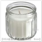 IKEA/ Ikea HOKGOK/ Hawk шутки ароматическая свеча стакан ввод 5 cm*12 час vanilla / pale beige (506.087.41/50608741)