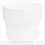 IKEA/ Ikea FORENLIG/ four Len lig горшок покрытие 9 cm белый (604.548.18)