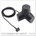 IKEA/イケア HORNFELS/ホルンフェルス 延長コード1.8 m ダークグレー(605.584.20/60558420)