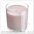 IKEA/ Ikea LOTSFAGEL/rotsu Vogel ароматическая свеча стакан ввод 9 cm*40 час розовый. цветок / бледный розовый (606.083.78/60608378)