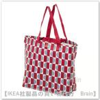 ショッピングikea ＩＫＥＡ/イケア　GORSNYGG/ヨールスニグ　キャリーバッグ36L　Ｍサイズ　レッド ブルー/模様入り（606.242.60/60624260）