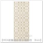 ＩＫＥＡ/イケア　NATTAG/ナットーグ　キッチンマット45x120 cm　ベージュ/チェック（806.151.08/80615108）