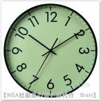ショッピングikea ＩＫＥＡ/イケア　TALLSPARV/タルスパルヴ　ウォールクロック28 cm　ブラック/グリーン（806.153.49/80615349）