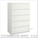 IKEA/イケア MALM/マルム チェスト引き出し×4+2 ホワイト(403.546.45/40354645)