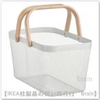 ショッピングikea ＩＫＥＡ/イケア　RISATORP/リーサトルプ 　バスケット27x42x23 cm　ホワイト（905.303.97/90530397）