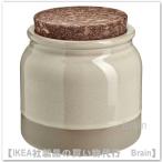 ＩＫＥＡ/イケア　BRUGDHAJ/ブルグドハイ　ふた付き容器1L　ベージュ（905.962.32/90596232）