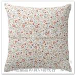IKEA/イケア GULLNATTLJUS/グルナットユース クッションカバー50x50 cm ホワイト/フローラルパターン(905.987.02/90598702)