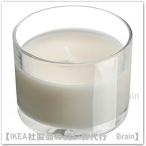 IKEA/ Ikea LOTSFAGEL/rotsu Vogel ароматическая свеча стакан ввод 6 cm*20 час vanilla / pale beige (906.084.66/90608466)
