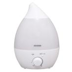 アイリスオーヤマ 加湿器 大容量 超音波式 加湿量 280ml タンク容量 2.8L 8畳 10時間連続加湿 アロマ対応 しずく型 卓上 デスク用 UHM-280S-W ホワイ