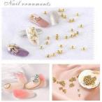 ネイルパーツ ブリオン 丸スタッズ メタルスタッズ セルフネイル ゴールド シルバー ホワイトシルバー ピンクゴールド ハンドメイド アクセサリーパーツ