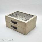 在庫限り 収納ボックス ムーミン ジュエリーボックス 152-240798 幅210mm 奥行き160mm 高さ105mm 合成皮革 茶谷産業 中国製