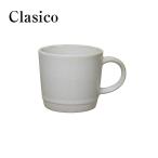 陶器 マグカップ クラシコ ホワイト 美濃焼 300ml 径85mm 高さ80m
