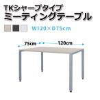 ミーティングテーブル 商談テーブル TKシャープタイプ 幅120×奥行き75cm