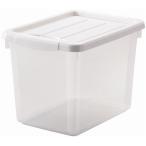 (まとめ) 収納ケース/フリーボックス 〔深型 ホワイト〕 幅24cm プラスチック製 『プロフィックス』 〔×8個セット〕