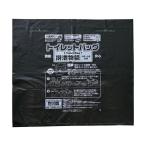 (まとめ) ワタナベ工業 トイレットバッグ排泄物処理袋 黒 1パック(10枚) 〔×3セット〕