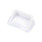 (まとめ) YAZAWA トラッキング防止カバー 4個入 マルチタイプ ホワイト H6AM 〔×3セット〕