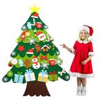 クリスマスツリー 飾り 壁掛け フェルトクリスマスツリー クリスマス飾り オーナメント クリスマスツリー DIY 手作り 可愛い 部屋 玄関 飾り 3
