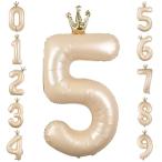 GRESATEKba Rune figure manner boat birthday 40 -inch large number 5 birthday ba Rune .. attaching Crown decoration attaching wedding party memory day wete