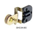 キャッチ付ガラス丁番 GHC34-8型 GHC34-8G かぶせ扉用 扉幅: 450以下扉高さ: 700以下スガツネ工業 LAMP ランプ