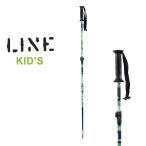 ライン キッズ スキーストック 75-105cm 調節可能 LINE 19-20 GET UP POLE BLUE スキーポール ラインスキー 0915