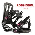 ロシニョール レディース ビンディング バイン ROSSIGNOL GALA RGG0020 S/M スノボ バインディング ロシ binding 女性用 黒 1101