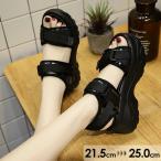 ショッピング厚底 サンダル ウェッジソール スポーツサンダル 厚底 レディース かわいい オシャレ 脚長 大きいサイズ 小さいサイズ ヒール6.5cm レジャー用 リゾート タウン用サンダル 美脚