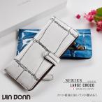 長財布 レディース 財布 薄い財布 本革 日本製 薄マチ エナメル クロコ型押し VIA DOAN No.970