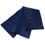 着物美人 送料無料 浴衣帯 長尺 日本製 半幅帯 半巾帯 細帯 四寸帯 浴衣帯紺 半幅帯紺 浴衣帯くすみ 浴衣半幅帯 女浴衣帯 【 紺 縞と立涌 】s461720-3k