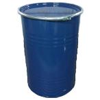  drum can . wistaria drum (Saito Drum) 100L open drum can blue inside surface painting less 