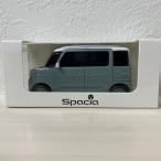 ミニカー スズキ スペーシア プルバックカー カラーサンプル オフブルーメタリック×ホワイト2トーンルーフ