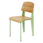 ショッピングデザイナー家具 Standard Chair（スタンダードチェア）グリーン ジャン・プルーヴェダイニングチェア木製椅子デザイナー家具リプロダクト・ジェネリッ
