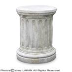 saro Nico подставка H60cm Италия производства камень структура иен стойка type популярный стенд для вазы /itaru сад фирма COD06-118 [ доставка отдельно . предварительный расчет ]