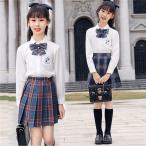 卒業式スーツチェック柄女の子制服大...