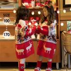 [ Рождество ] для девочки . толщина обратная сторона ворсистый вязаный свитер осень-зима новый продукт Корея способ средний длина длина свитер Новый год одежда 100-170cm ребенок одежда защищающий от холода модный Рождество подарок 