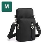 スマホ ポーチ メッセンジャーバッグ ミニショルダーバッグ 大容量 ポシェット ポケット ロングストラップ アームバッグ 撥水 スマホポーチ 斜めがけ 小物入れ