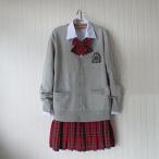 JK制服 女子高生 学校制服 春秋冬用 スクール仮装 カーディガン 蝶ネクタイ シャツ コスチューム JKコスプレ グレー クラスの服 綿 學院風 イギリス風 高校制服