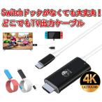 ショッピングhdmi Nintendo Switch スイッチ ドック HDMI ケーブル type-ｃ テレビ接続ケーブル 4K&1080 変換 ニンテンドー  （全国一律送料無料）