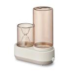 【寝室専用の加湿器】ドウシシャ 加湿器 スチーム式 容量1.6L 木造3畳 プレハブ6畳 加湿量200ml/h 連続加湿時間8時間 サーモスタット 温度ヒューズ