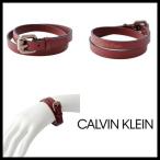 カルバンクライン Calvin Klein  2重巻 レザー ブレスレット 2連 ダブルラップ adventurous送料無料 数量限定SALE