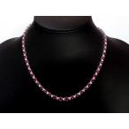 ルビー ダイヤモンドネックレス K18WG 27.7g ソーティング付　Jewelry Ruby14.25ct Dia3.30ct Necklace