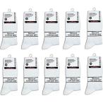 【10足セット】レディース 靴下 リブクルー ソックス スクールソックス 白 ホワイト