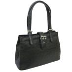 (アイエムピー)IMP オーストリッチ レディースハンドバッグ 1997 ブラック