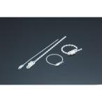 電設配線部品 ケーブルタイ ＴＲＵＳＣＯ　ダブルヘッドノットタイ　幅３．６ｍｍＸ１８０ｍｍ最大結束φ４６白　  (TRKTV-180E)