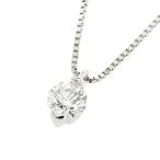 Pt850 Pt900 一粒ダイヤ 0.3ct up 0.3カラット以上 特殊カット オクタゴンカット ネックレス ノーブランド No brand 本物保証 新品同様