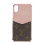  Louis Vuitton LOUIS VUITTON монограмма / Taiga лама iPhoneX XS iPhone бампер смартфон кейс rose пудель M68892 подлинный товар гарантия 
