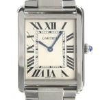 カルティエ CARTIER タンクソロLM メンズ クォーツ 電池 腕時計 W5200014 本物保 ...