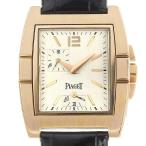 ピアジェ PIAGET アップストリーム メンズ 自動巻き オートマ 腕時計 パワーリザーブ シルバー文字盤 希少 レア 本物保証 新品同様